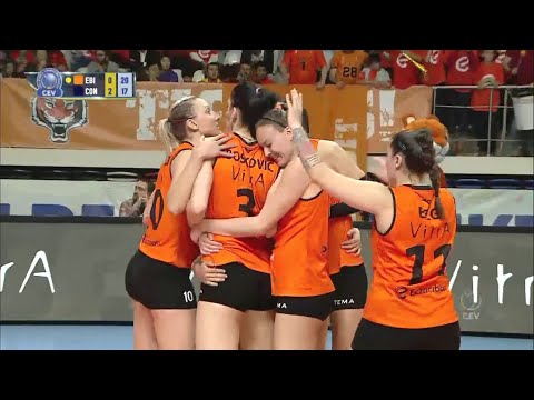 Tijana Boskovic | 2019.03.19 CEV Champions League | Quarter Final | EBI vs CON (6-5)