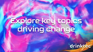 Key topics @drinktec 2025: Circularity & resource management 🌍, Data2Value, Lifestyle & Health ❤️
