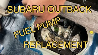 02 Subaru Outback fuel pump replacement and diagnosis