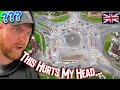 American Reacts to The 7 circle MAGIC ROUNDABOUT in Swindon..