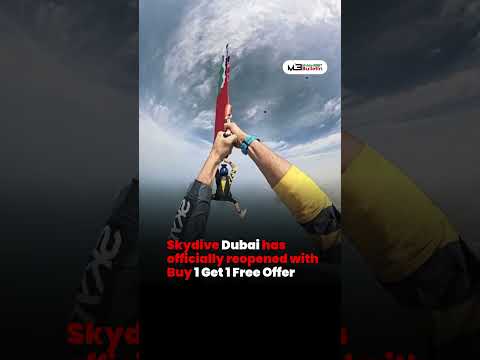 Skydive Dubai Reopens with Exciting Buy 1 Get 1 Free Offer