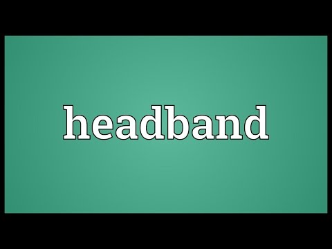 Headband Meaning Slang