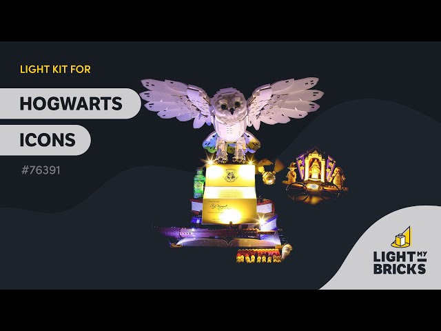 Video Teaser für LIGHT MY BRICKS - Hogwarts Icons 76391 Light Kit Video Demonstration