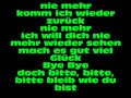 Cro - Nie mehr (lyrics) 