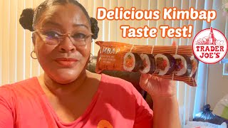 TRADER JOE'S KIMBAP TASTE TEST! THESE SOLD OUT FAST!