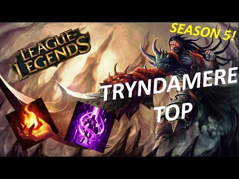 Diamond Tryndamere Top W/ Commentary Season 5 (league of legends)