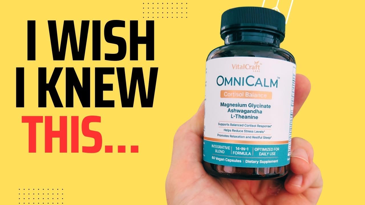 VITALCRAFT LABS OmniCalm Cortisol Supplements | Is It Worth It?