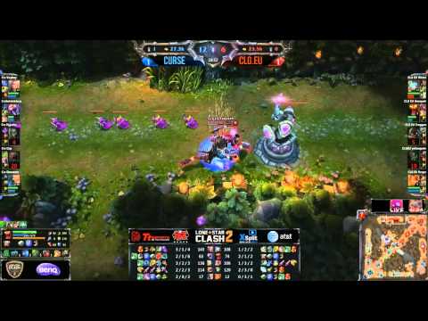 CLG.eu versus Curse.na game 2 (Lone Star Clash 2 finals)