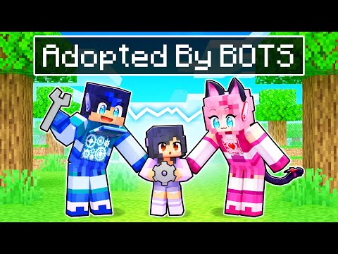 Aphmau - Adopted By BOTS In Minecraft!