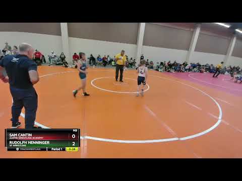 88-91 Lbs Round 3 - Sam Cantin, Austin Wrestling Academy Vs Rudolph Henninger, 3F Wrestling D207