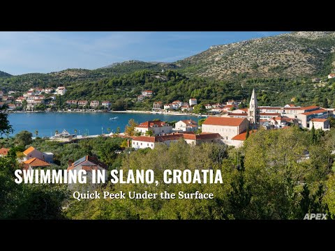 Swimming in Slano, Croatia - What's under the water?