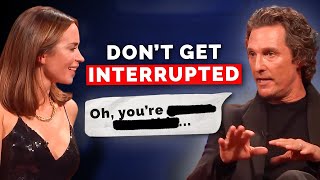 Do This To Stop People Talking Over You