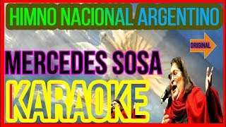 MERCEDES SOSA-HIMNO NACIONAL ARGENTINO -Pista instrumental
