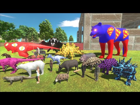 Escape from SUPERMAN TIGER - Escape from Monster - Animal Revolt Battle Simulator