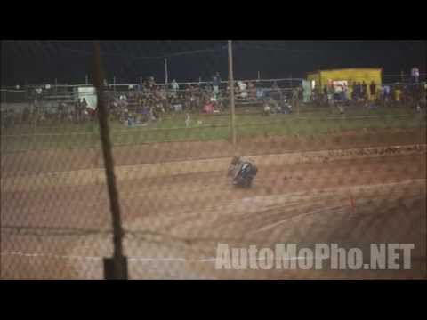 Brendan Palmer Midget Flip - Archerfield Speedway Nov 22nd 2014