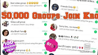 50,000 Whatsapp Groups Latest Join Link  (2021) | Whatsapp Group Link kese join kre | Whatsapp Group