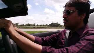 preview picture of video 'Satish driving Lamborghini Aventador Roadster in Bangalore'
