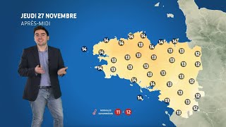 Illustration de l'actualité La météo de votre jeudi 27 novembre 2025