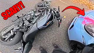 10 Minutes OF CRAZY, EPIC & UNBELIEVABLE Motorcycle Moments - Ep. 598