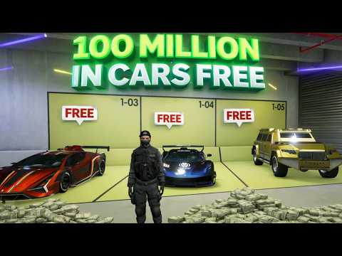 How I Got 100,000,000 IN CARS FREE! GTA Online