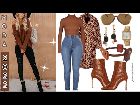 MODA 2022 CÓMO VESTIR CASUAL OUTFITS CASUALES EN TENDENCIA 2022 PARA MUJER LOOKS SENCILLOS BÁSICOS