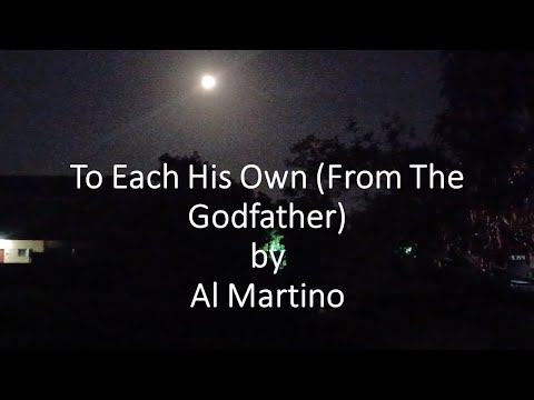 Al Martino - To Each His Own (From The Godfather)