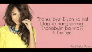 K Tnx Bye - Kathryn Bernardo [LYRICS]