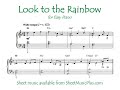Look to the Rainbow (Easy Piano)