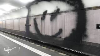 Smile More! 1UP Crew Fire Extinguisher Graffiti [HD]