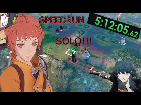SOLO SPEEDRUN in fire emblem three house (world record)