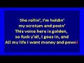 Kendrick Lamar Backseat Freestyle Karaoke