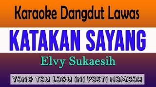Download lagu KATAKAN SAYANG  - KARAOKE DANGDUT - ELVY SUKAESIH mp3