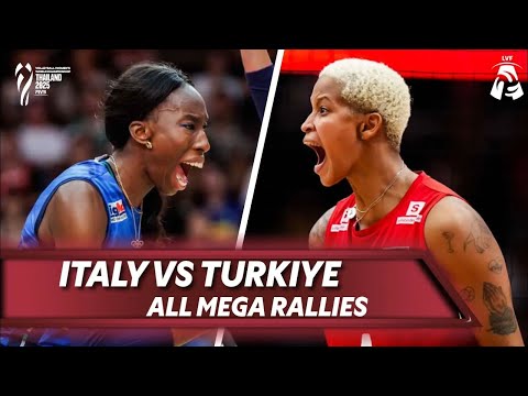 MEGA RALLY, Final Italy vs Türkiye | Women World Championship 2025