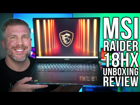 video - MSI Raider 18 HX AI, Intel Ultra 9-285HX, RTX 5080, 64 GB DDR5-6400, 4 TB SSD, UHD+ 120 Hz Mini-LED