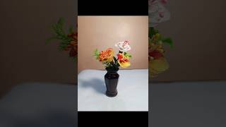 Making FLOWER 🌹 using Nylon stockings | Flower making ideas | #craft #shorts