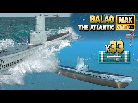 Submarine Balao: Exciting last seconds decider - World of Warships