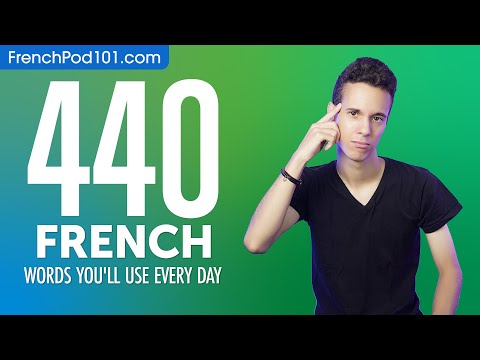 440 French Words You'll Use Every Day - Basic Vocabulary #84