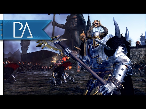 Epic Siege battle: Custom Settlement Map - Total War: Warhammer Gameplay