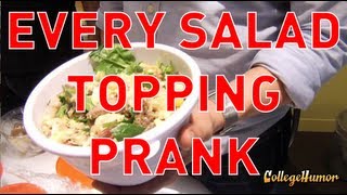 Ordering a Salad with Every Topping Prank