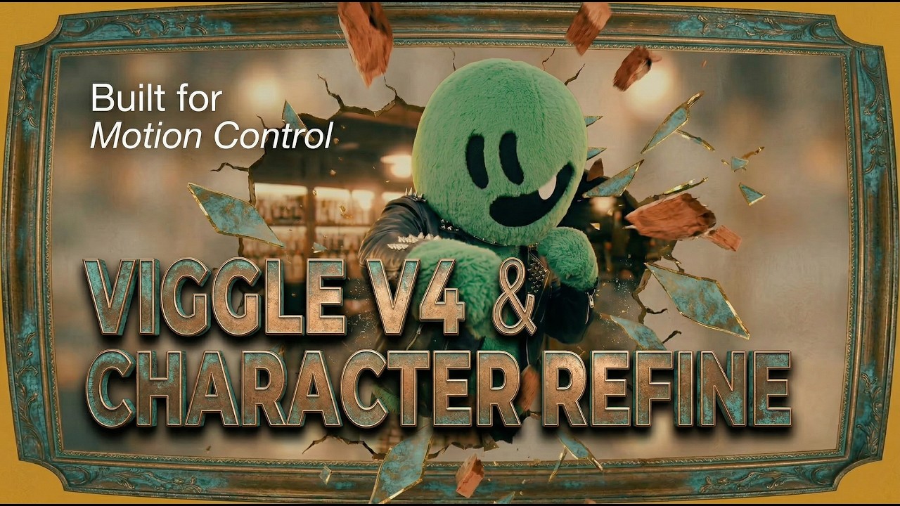 Introducing Our New Model Viggle V4 -  built for full motion control.