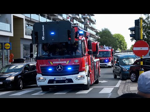 [Rumbler] De Lijn, Brandweer, MUG, Ziekenwagens & Motorpolitie met spoed in Gent naar interventies