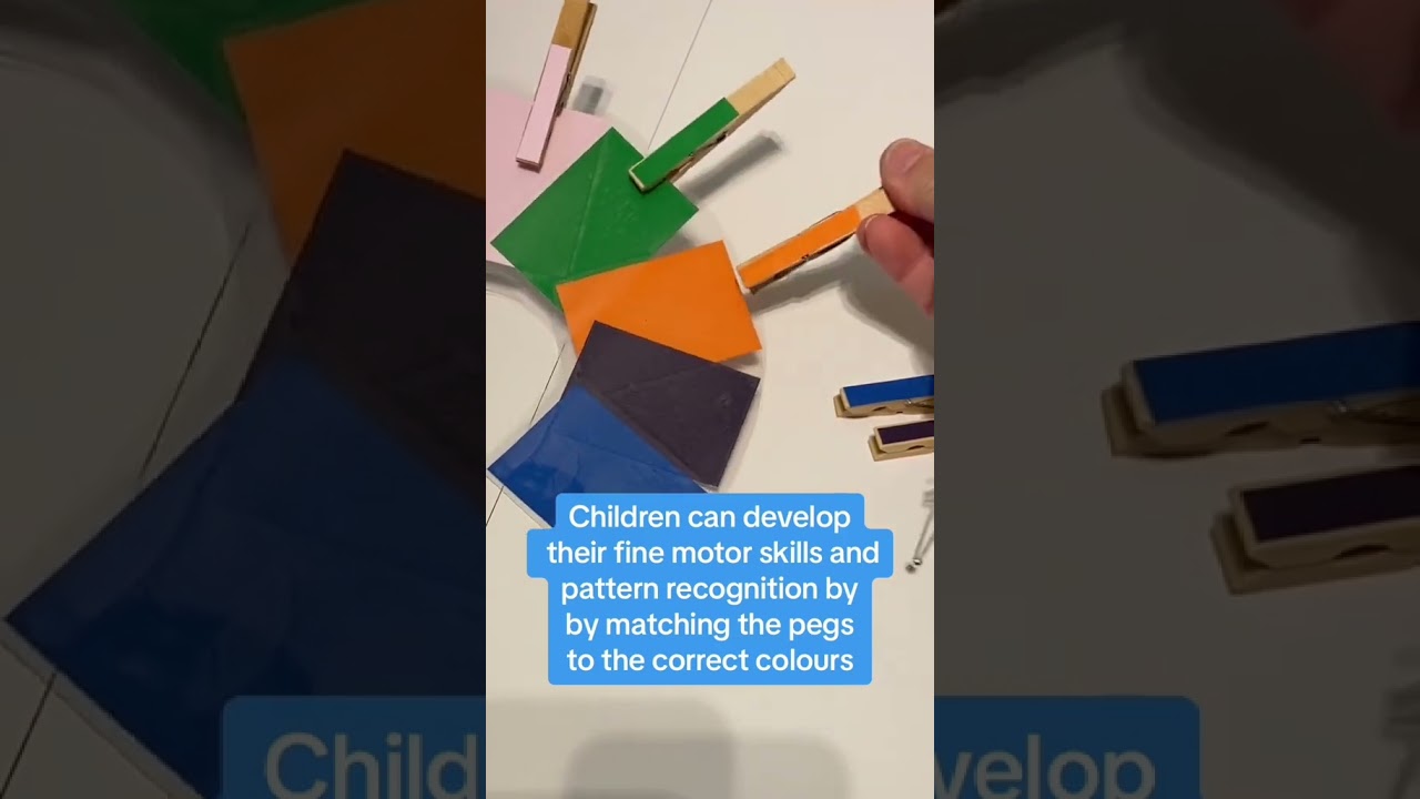 Simple EYFS Colour Sorting Activity