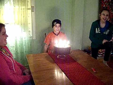 Happy Birthday Dylan with EPIC Chocolate Cake