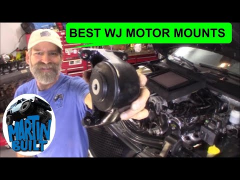 Replace Motor Mounts 99-04 Jeep Grand Cherokee WJ with 4.7 using Prothane Polyurethane Inserts
