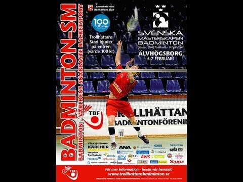 Badminton SM 2016 02 06 HD R Eidestedt/A Tandaputra mot M Forssberg/P Olsson