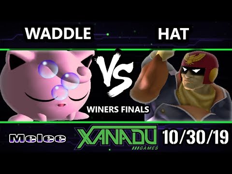 S@X 326 SSBM - waddle (Jigglypuff) Vs. hat (Captain Falcon) Smash Melee Winners Finals