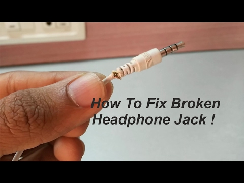 How to Fix Broken Headphone jack ! - YouTube