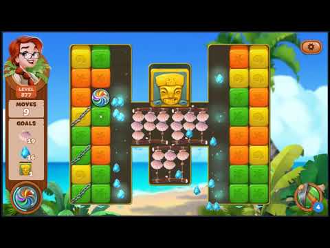 Lost Island Blast Adventure Level 877 - NO BOOSTERS 🏝️ | SKILLGAMING ✔️