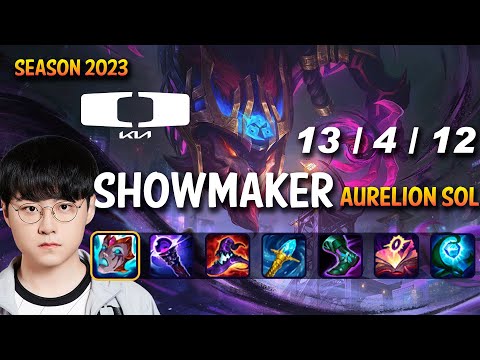 DK Showmaker AURELION SOL vs AZIR Mid - Patch 13.16 KR Ranked