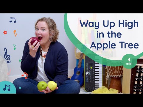 "Way Up High in the Apple Tree" - Fingerplay with My Music Mary - Preschool Circle Time